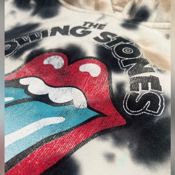 The Rolling Stones - Women’s Medium Tie Die Hoodie - Picture 3 of 9
